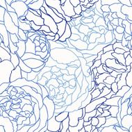 Seamless pattern with roses N87
