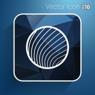 vector button glass orb disco icon round N11