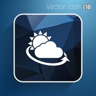 weather icon rain closeup sunlight shine isolated wet cold N2