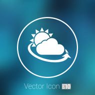 weather icon rain closeup sunlight shine isolated wet cold N3
