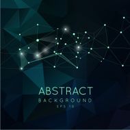 Abstract polygonal backgroun Low poly design with connecting d N2