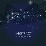 Abstract polygonal backgroun Low poly design with connecting d N3