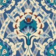 Traditional Arabic seamless ornament N7
