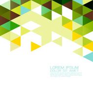 Abstract colorful triangle modern template for media presentation N4