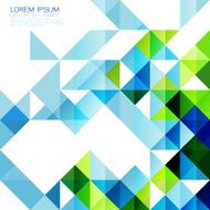 Abstract colorful triangle modern template for media presentation N5