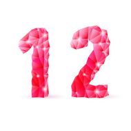 Ruby polygonal font N8