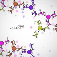 Molecule background colorful illustration N50
