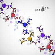 Molecule background colorful illustration N51