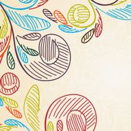 Floral abstract background N160