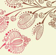 Floral abstract background N162