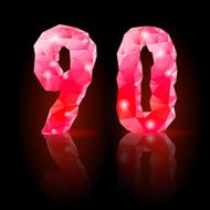 Ruby polygonal font N26
