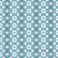 Seamless kaleidoscope mosaic in blue spectrum