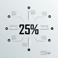 info graphics design with 25 N2