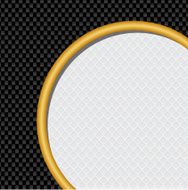 Metal Abstract carbon fiber background gold button and white N2