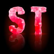 Ruby polygonal font N37