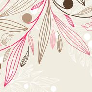 Floral background N758