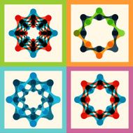 Set color molecule and technology pattern eps N3