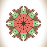 Round Ornament Pattern N3