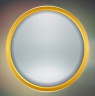 Metal Abstract background gold button and blurred N4