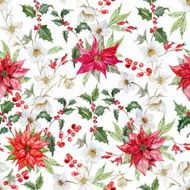 Watercolor christmas pattern N5