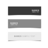 Minimal Style Vector banners set N2
