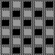 Checkerboard Black Background