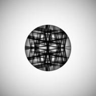 Vector abstract monochrome pattern line techno eps N9