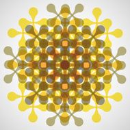 Flat vector color abstract technical pattern eps N4