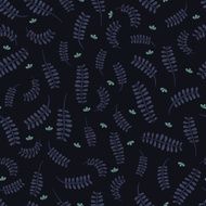seamless pattern with stylish fern leaves N3