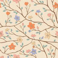 elegant spring vintage seamless pattern N3