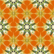 ornate seamless floral pattern