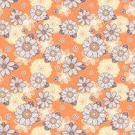 seamless background with daisy flowers N3