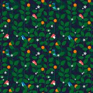 lovely leaf seamless pattern