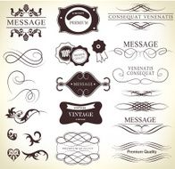 Calligraphic Design Elements N56