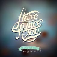 Postcard with text have a nice day N8