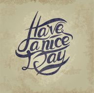 Postcard with text have a nice day N12