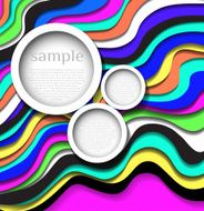 Abstract colorful lines background N18