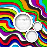 Abstract colorful lines background N23