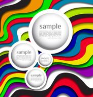 Abstract colorful lines background N24