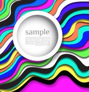 Abstract colorful lines background N26