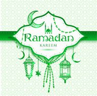 Ramadan Kareem abstract green background