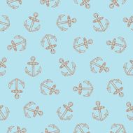 Anchor seamless pattern N6