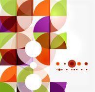 Semicircle triangle pattern N141