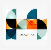 Semicircle triangle pattern N146