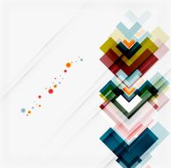 Clean colorful unusual geometric pattern design N114