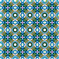 Seamless vector geometric abstract pattern Creative round shapes made of N53