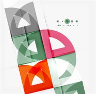 Semicircle triangle pattern N164