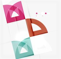 Semicircle triangle pattern N166