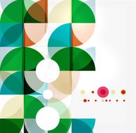 Semicircle triangle pattern N167