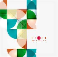Semicircle triangle pattern N168